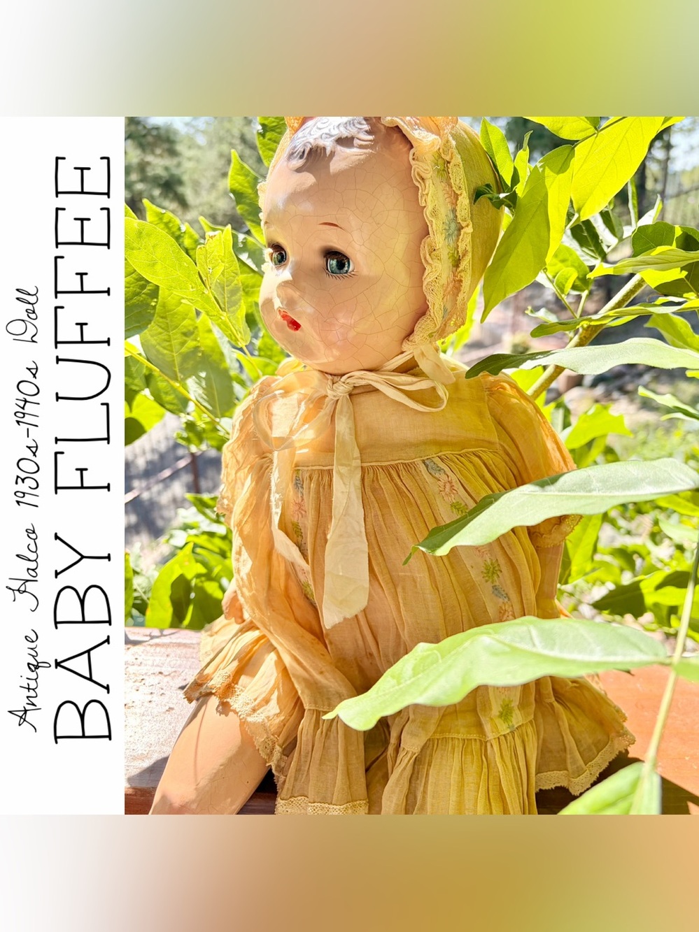 Halco Antique Baby Fluffee Doll